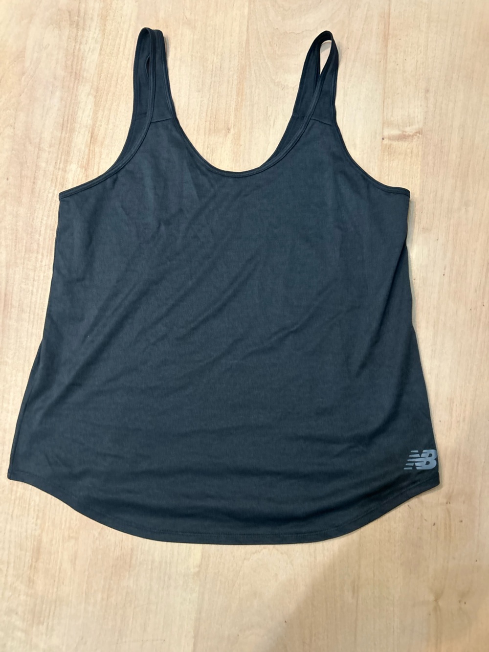 New Balance Black Racerback Performance Tank